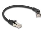Delock RJ45 Netzwerkkabel Cat.6A S/FTP Stecker 45°...