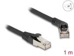 Delock RJ45 Netzwerkkabel Cat.6A S/FTP Stecker 45°...