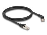 Delock RJ45 Netzwerkkabel Cat.6A S/FTP Stecker 45°...