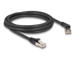 Delock RJ45 Netzwerkkabel Cat.6A S/FTP Stecker 45°...