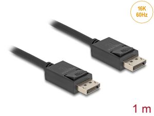 Delock Koaxiales DisplayPort Kabel 16K 60 Hz 80 Gbps 1 m