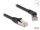 Delock RJ45 Netzwerkkabel Cat.6A S/FTP Stecker 45° nach rechts gewinkelt zu Stecker gerade 3 m schwarz