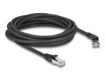 Delock RJ45 Netzwerkkabel Cat.6A S/FTP Stecker 45°...