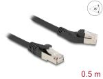 Delock RJ45 Netzwerkkabel Cat.6A S/FTP Stecker 45°...