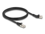 Delock RJ45 Netzwerkkabel Cat.6A S/FTP Stecker 45°...