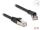Delock RJ45 Netzwerkkabel Cat.8.1 S/FTP Stecker 45° nach rechts gewinkelt zu Stecker gerade bis 40 Gbps 2 m schwarz