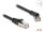 Delock RJ45 Netzwerkkabel Cat.8.1 S/FTP Stecker 45° nach rechts gewinkelt zu Stecker gerade bis 40 Gbps 3 m schwarz