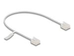 Delock RJ45 Netzwerkkabel Cat.6 UTP Ultra Slim 0,3 m grau mit kurzen Steckern