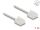 Delock RJ45 Netzwerkkabel Cat.6 UTP Ultra Slim 1 m grau mit kurzen Steckern