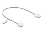Delock RJ45 Netzwerkkabel Cat.6 UTP Ultra Slim 0,3 m weiß mit kurzen Steckern