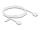 Delock RJ45 Netzwerkkabel Cat.6 UTP Ultra Slim 2 m weiß mit kurzen Steckern