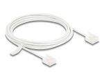 Delock RJ45 Netzwerkkabel Cat.6 UTP Ultra Slim 3 m weiß mit kurzen Steckern