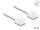 Delock RJ45 Netzwerkkabel Cat.6 UTP Ultra Slim 5 m weiß mit kurzen Steckern