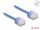 Delock RJ45 Netzwerkkabel Cat.6 UTP Ultra Slim 0,3 m blau mit kurzen Steckern