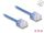 Delock RJ45 Netzwerkkabel Cat.6 UTP Ultra Slim 0,5 m blau mit kurzen Steckern