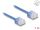 Delock RJ45 Netzwerkkabel Cat.6 UTP Ultra Slim 1 m blau mit kurzen Steckern