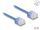 Delock RJ45 Netzwerkkabel Cat.6 UTP Ultra Slim 2 m blau mit kurzen Steckern