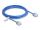 Delock RJ45 Netzwerkkabel Cat.6 UTP Ultra Slim 3 m blau mit kurzen Steckern