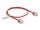 Delock RJ45 Netzwerkkabel Cat.6 UTP Ultra Slim 0,5 m rot mit kurzen Steckern