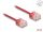 Delock RJ45 Netzwerkkabel Cat.6 UTP Ultra Slim 3 m rot mit kurzen Steckern