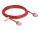 Delock RJ45 Netzwerkkabel Cat.6 UTP Ultra Slim 3 m rot mit kurzen Steckern