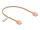 Delock RJ45 Netzwerkkabel Cat.6 UTP Ultra Slim 0,3 m orange mit kurzen Steckern