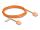 Delock RJ45 Netzwerkkabel Cat.6 UTP Ultra Slim 2 m orange mit kurzen Steckern