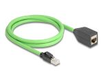 Delock RJ45 Netzwerk Verlängerungskabel Cat.6A...