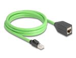 Delock RJ45 Netzwerk Verlängerungskabel Cat.6A...