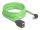 Delock RJ45 Netzwerk Verlängerungskabel Cat.6A Stecker oben gewinkelt zu Buchse SF/UTP schleppkettentauglich PUR (TPU) 5 m grün