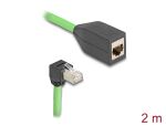 Delock RJ45 Netzwerk Verlängerungskabel Cat.6A...