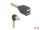 Delock RJ45 Netzwerk Verlängerungskabel Cat.6A Stecker unten gewinkelt zu Buchse SF/UTP schleppkettentauglich PUR (TPU) 5 m grün