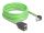 Delock RJ45 Netzwerk Verlängerungskabel Cat.6A Stecker unten gewinkelt zu Buchse SF/UTP schleppkettentauglich PUR (TPU) 5 m grün