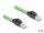 Delock RJ45 Netzwerkkabel Cat.6A Stecker zu Stecker SF/UTP schleppkettentauglich PUR (TPU) 1 m grün