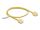Delock RJ45 Netzwerkkabel Cat.6 UTP Ultra Slim 0,5 m gelb mit kurzen Steckern