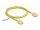 Delock RJ45 Netzwerkkabel Cat.6 UTP Ultra Slim 1 m gelb mit kurzen Steckern