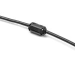 Delock Ferritkern / Ferritring für Rundkabel 7 mm 2 Stück schwarz
