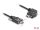 Delock USB 2.0 Kabel USB Type-C™ Stecker mit Schrauben zu USB Type-C™ Stecker mit Schrauben gewinkelt links / rechts PD 3.0 60 W 5 m