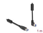 Delock USB 5 Gbps Kabel Typ-A Stecker zu Typ-B Stecker 90° oben gewinkelt 1 m