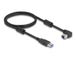 Delock USB 5 Gbps Kabel Typ-A Stecker zu Typ-B Stecker 90° oben gewinkelt 1 m