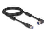 Delock USB 5 Gbps Kabel Typ-A Stecker zu Typ-B Stecker 90° oben gewinkelt 2 m