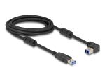Delock USB 5 Gbps Kabel Typ-A Stecker zu Typ-B Stecker 90° oben gewinkelt 3 m