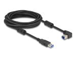 Delock USB 5 Gbps Kabel Typ-A Stecker zu Typ-B Stecker 90° oben gewinkelt 5 m