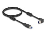 Delock USB 5 Gbps Kabel Typ-A Stecker zu Typ-B Stecker 90° rechts gewinkelt 1 m