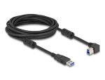 Delock USB 5 Gbps Kabel Typ-A Stecker zu Typ-B Stecker 90° rechts gewinkelt 5 m