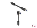 Delock USB 5 Gbps Kabel Typ-A Stecker zu Typ-B Stecker 90° unten gewinkelt 1 m