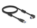 Delock USB 5 Gbps Kabel Typ-A Stecker zu Typ-B Stecker 90° unten gewinkelt 1 m