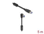 Delock USB 5 Gbps Kabel Typ-A Stecker zu Typ-B Stecker 90° unten gewinkelt 5 m