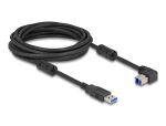 Delock USB 5 Gbps Kabel Typ-A Stecker zu Typ-B Stecker 90° unten gewinkelt 5 m