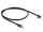Delock USB 2.0 Kabel Typ-A Stecker zu Typ Mini-B Stecker rechts gewinkelt 1 m